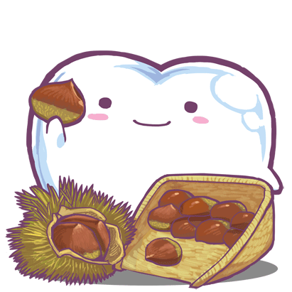 歯並び　食欲の秋